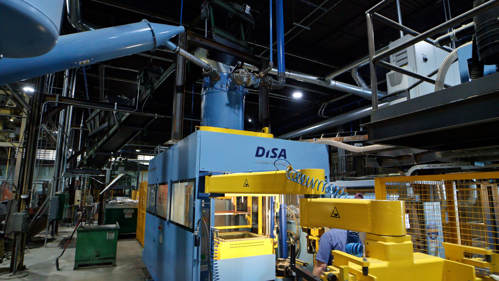 Disa Match 24x28 in full operation at Southern Aluminum Foundry