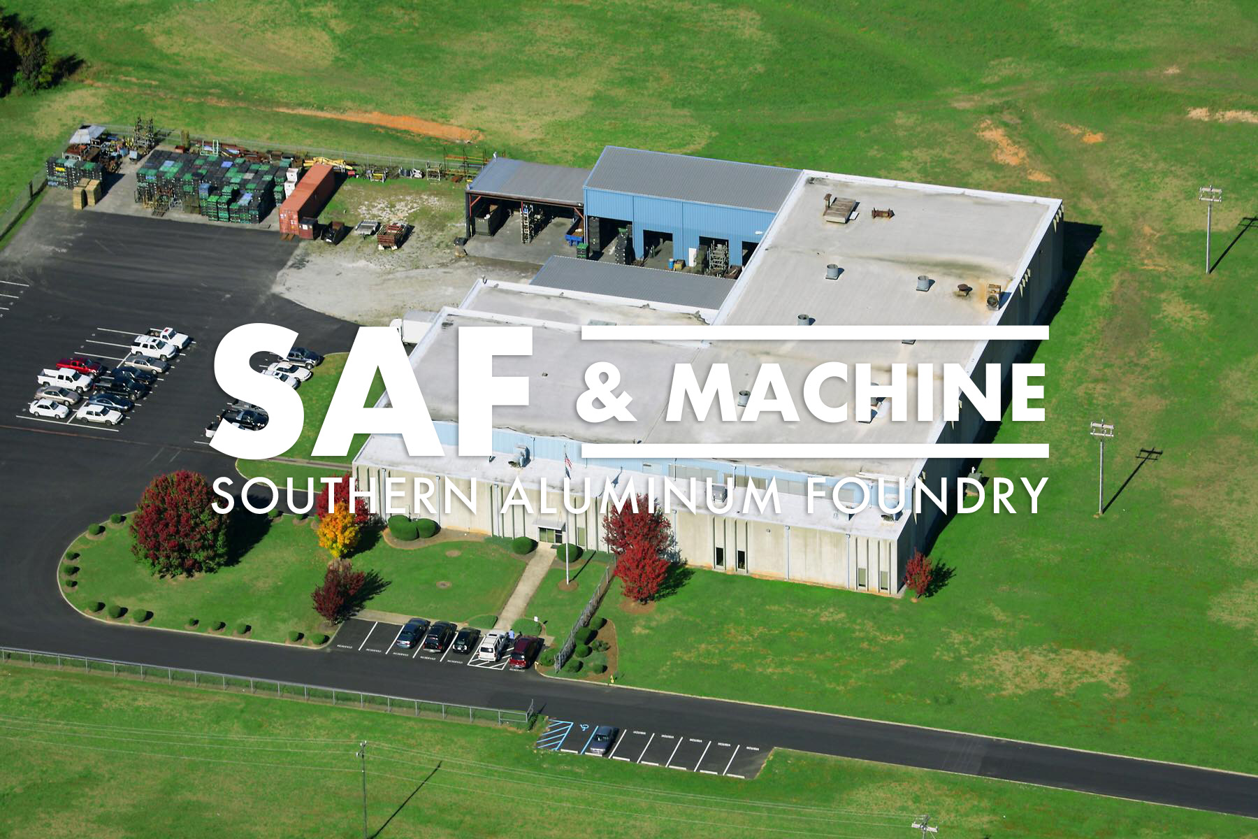 Aerial view of Southern Aluminum Foundry & Machine